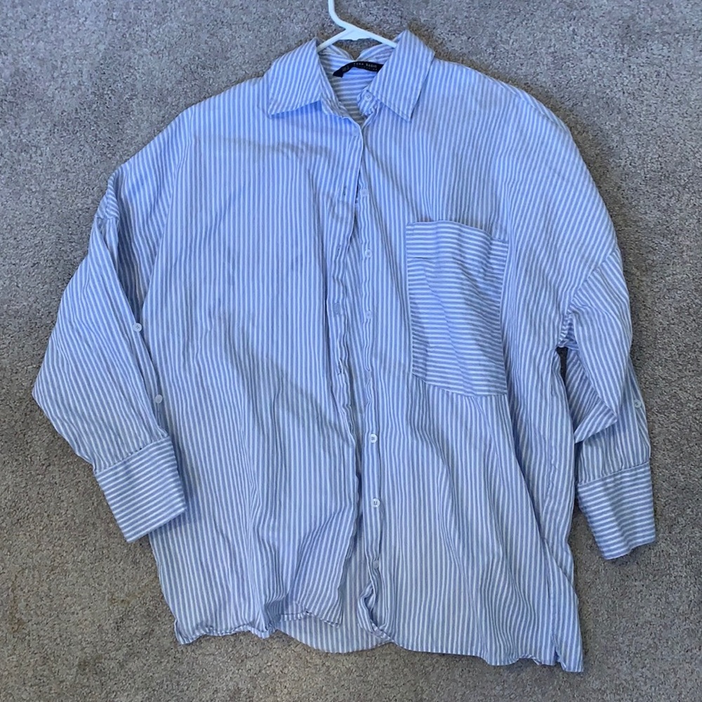 oversized button up
